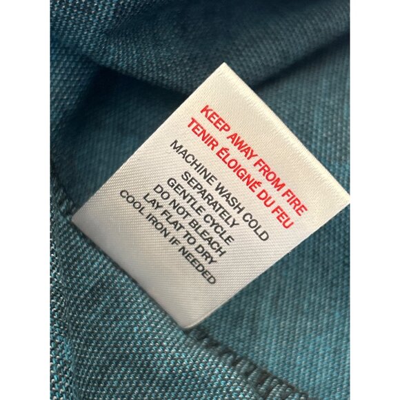 ISLE by Melin Kozan Plaid Open Duster Coat Large Classic Fallcore - Picture 7 of 7